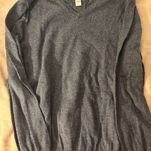 St. John's Bay Charcoal V-Neck Sweater
